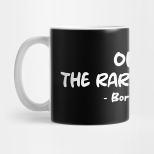 oh... the rarity of me , said born feb 29 Mug